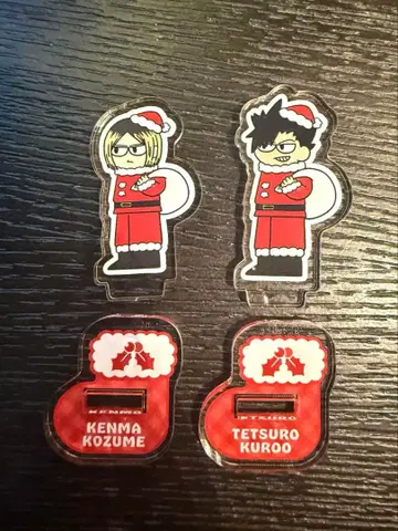 하이큐!! 지로리 코즈메 쿠로오 미니 아크릴 스탠드 크리스마스 ver.B