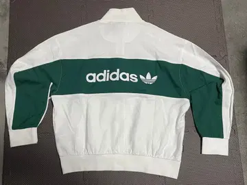 새상품 레어. adidas originals 저지 화이트/그린 L
