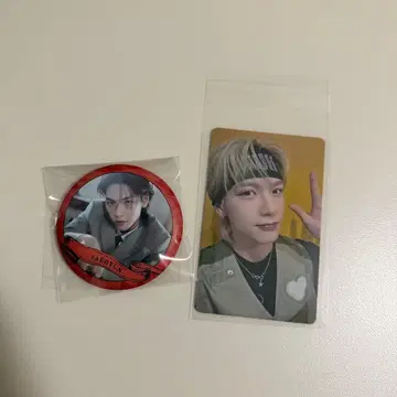 FNC 킹덤 2025 N.Flying 재현 트레이딩 카드, 캔 배지