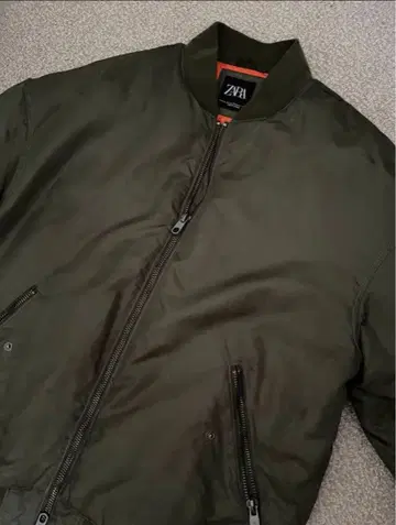 ZARA 올리브 MA-1 자켓 나일론 가격 인하 협상 가능 알파 유사