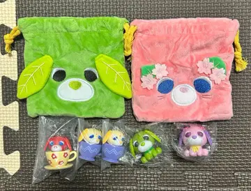 오차이누 가챠가챠 복조리 키링 피규어