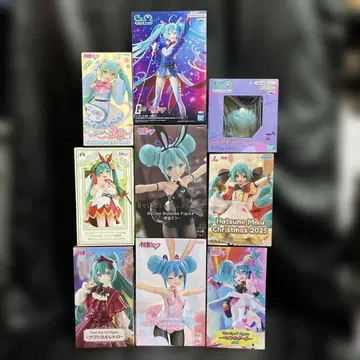 [ 미개봉 새상품 ] 하츠네 미쿠 피규어 세트 [ 무료배송 ]