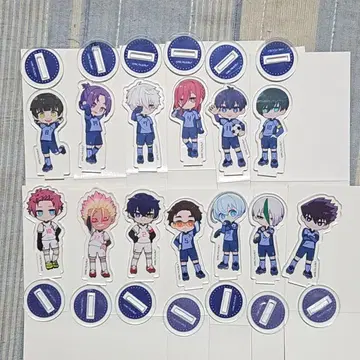 블루 록 아크릴 스탠드 유니폼 컴플리트 묶음 판매