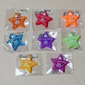 날짜 표기 회장 한정판 아크릴 참 B'z STARS 2023 키링