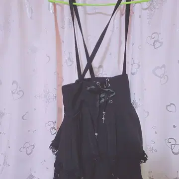 MA*RS 크로스 참 포함 스핀들 치마바지