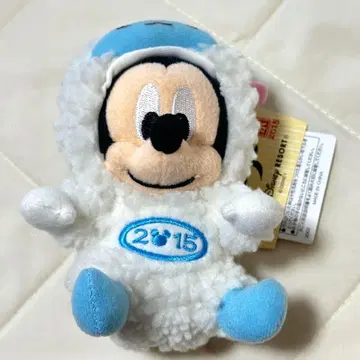 도쿄 디즈니 리조트 2015 간지 미키 인형 배지 양