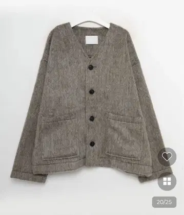 MALENKII 투 포켓 울 가디건