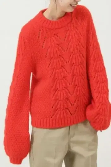 세컨드 피메일 second female 프레임워크 울 니트