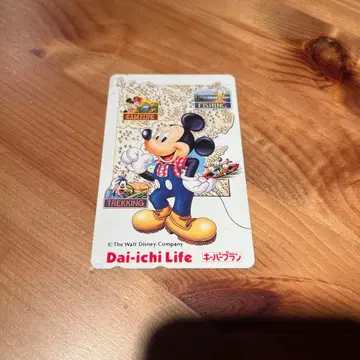 미키마우스 전화 카드 [ 사용 ]
