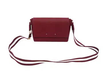 버건디 플랩 숄더백