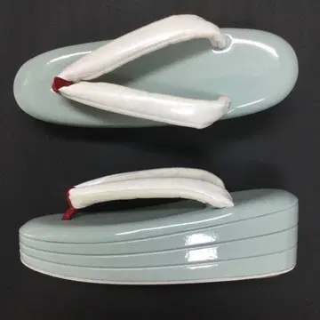 특가 고급 조리 저반발 3단 에나멜 치구사 에메랄드 앞굽 빨간색