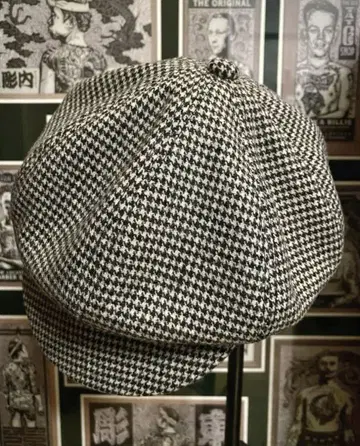 언노운 브라더스 x 모리 제작소 하운드투스 패턴 헌팅 캡 [새상품]