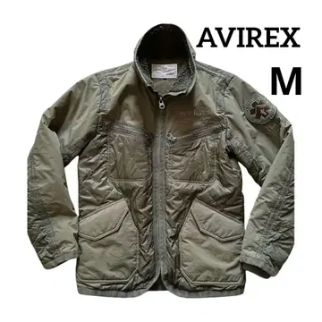 AVIREX M-65 패딩 자켓 밀리터리 카키 M