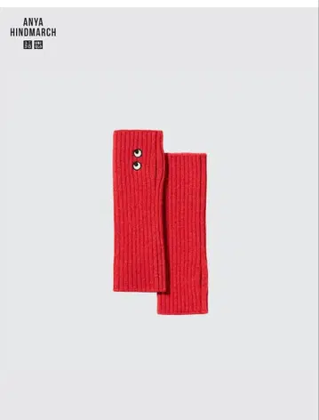 ANYA HINDMARCH 빨간색 리브 암커버