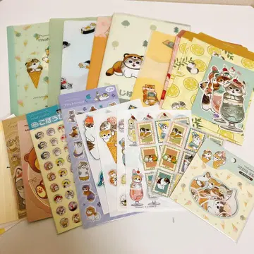 모프 샌드 mofusand 클리어 파일 스티커 엽서