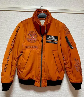 AVIREX 플라이트 자켓 MA-1/GT-10 오렌지 2XL
