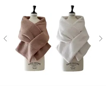 새상품급 이데알루체 테디베어 스톨 아이보리