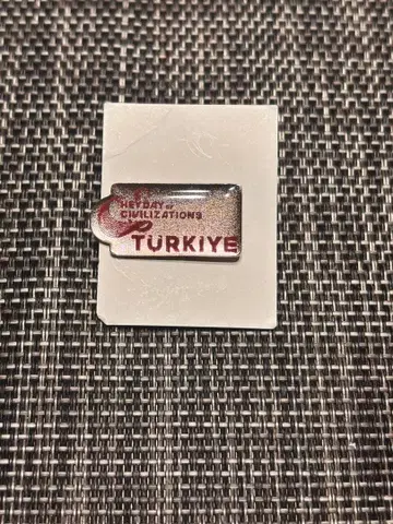 오사카 엑스포 터키관 핀 배지