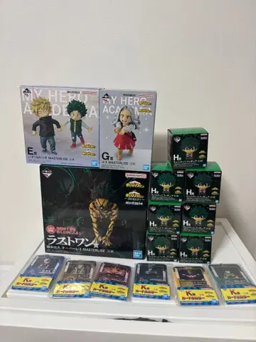 나의 히어로 아카데미아 더 멀리 E상 G상 라스트 원상 H상 K상 세트