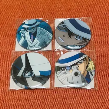 명탐정 코난 코난 플라자 한정 장면 사진 캔뱃지 괴도 키드 4개 세트