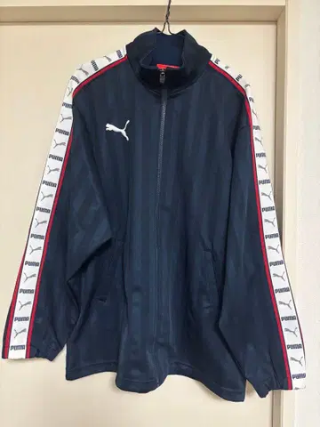 PUMA 네이비 스트라이프 저지 푸자