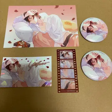 nu:카니발 생일 야쿠모 메시지 반짝반짝 카드 캔뱃지 특전