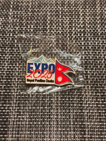 EXPO2025 간사이 만박 만박 네팔 핀 배지