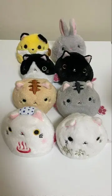 고양이 뭉치 봉제 인형 고양이 토끼 여우
