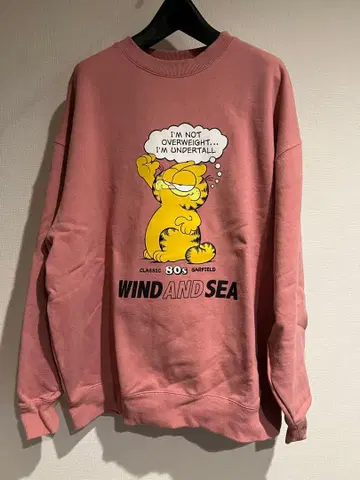 WIND AND SEA 가필드 맨투맨