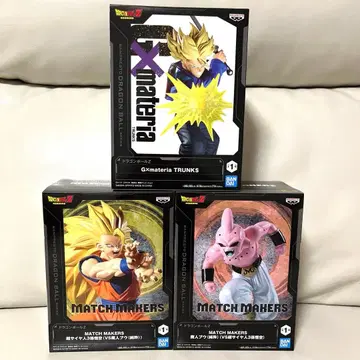 드래곤볼 최신작 피규어 3종 초사이어인 3 오공, 마인 부우, 트렁크