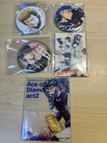 다이아몬드 A 캔뱃지 세트