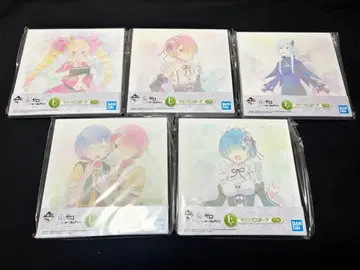 제일복권 Re: 제로부터 시작하는 이세계 생활 캔버스 보드 5세트