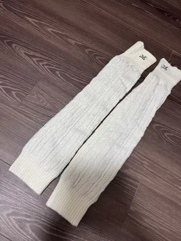 화이트 케이블 짜임 삭스 여성용