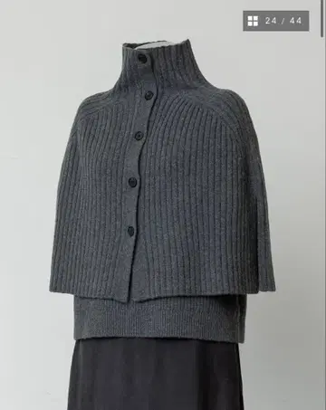 crewre 케이프 레이어드 V넥 베스트 long