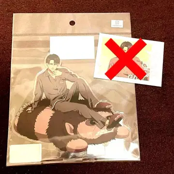 진격의 거인 eeostore 편안한 포토 카드 아크릴 스탠드 리바이