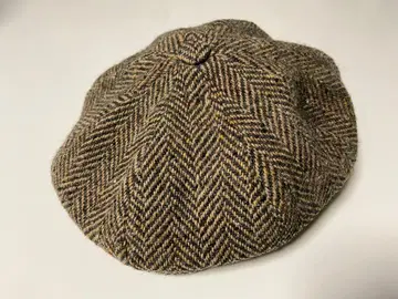 LLBean x Hanna Hats 트위드 울 헌팅 캡 POLO 별주