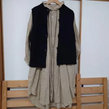 nest Robe 베이지 롱 원피스