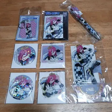 치기리 효마 체스 ver 캔뱃지 & 아크릴 스탠드 등 8점 블루 록