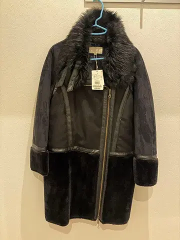 UNTITLED 여성용 코트 블랙