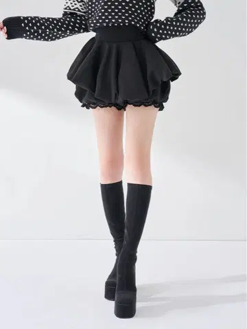 Darich 볼륨 벌룬 미니 스커트