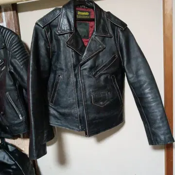 Damn Tax 블랙 더블 라이더 자켓