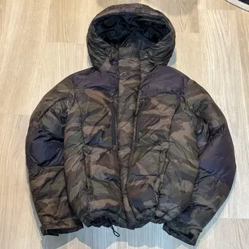 Camo puffer jacket 구제 의류 M size