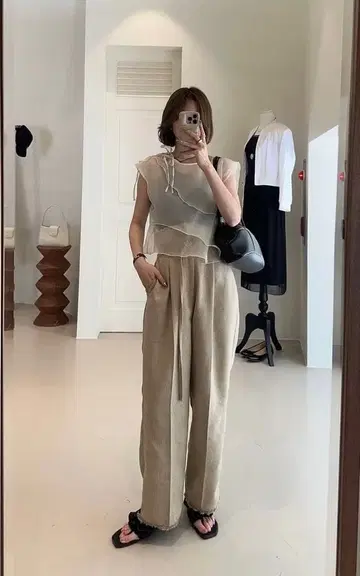 Eaphi wave line sheer tops