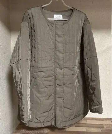 honeys GLACIER lusso 이종 퀼팅 블루종 모카 L