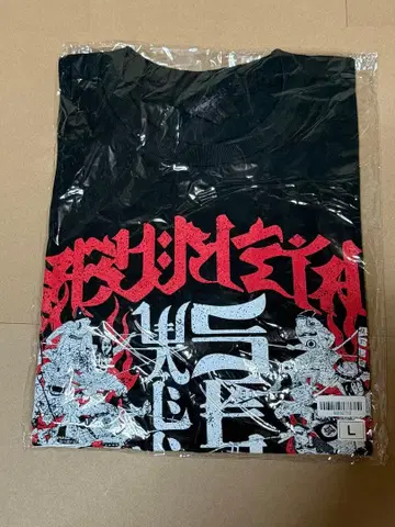 BABYMETAL 그래픽 프린트 블랙 T셔츠 L 사이즈