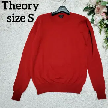 Theory 띠어리 S 사이즈 캐시미어 100% 니트 레드 새상품급