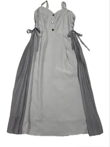 MISCH MASCH 사이드 레이스업 플리츠 점프 스커트