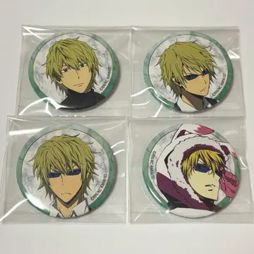 듀라라라!! Ver.winter 트레이딩 캔뱃지 이자야 시즈오 4점