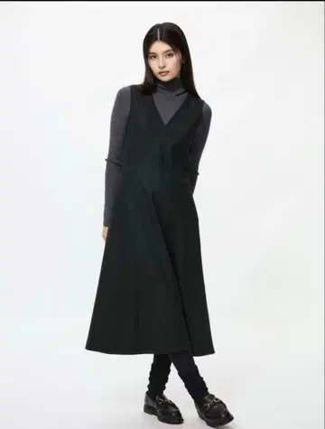 이번 시즌 새상품 유니클로 브러쉬드 저지 원피스 3XL