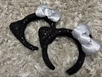 유니버셜 USJ 머리띠 키티 블랙 낱개 판매 가능